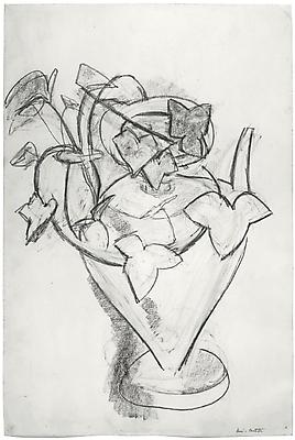 Henri Matisse, "Vase de Lierre," c. 1915
Charcoal on paper, 22 x 14 3/4 inches Image