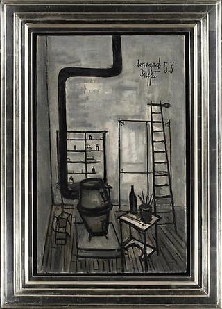 BERNARD BUFFET
The Studio
1953
Oil on canvas, framed
24 x 15 in