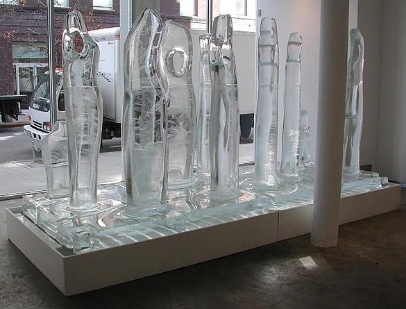 Somewhere (between freezing and melting) there lies passion II
Installation view at Sandra Gering Gallery
2004
