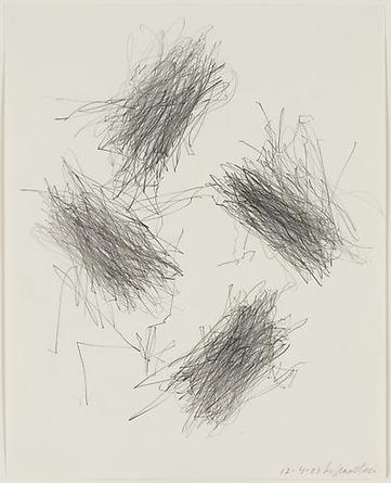 Walking Drawing 12.4.08
2008
Graphite on paper
9 3/4 x 7 3/4 inches
16 7/8 x 14 7/8 inches (framed)