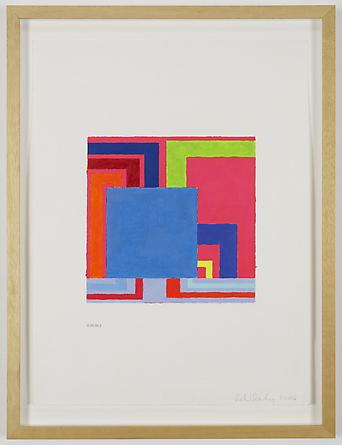 Untitled, 2006
Acrylic & Day-Glo acrylic on digitally printed paper
21 x 16 inches