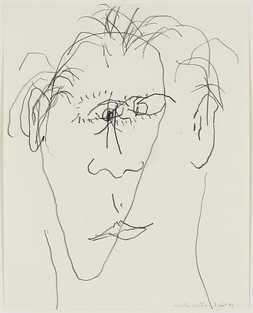 Head 2.6.96
1996
Graphite on paper
9 3/4 x 7 3/4 inches
16 3/4 x 14 7/8 inches (framed)