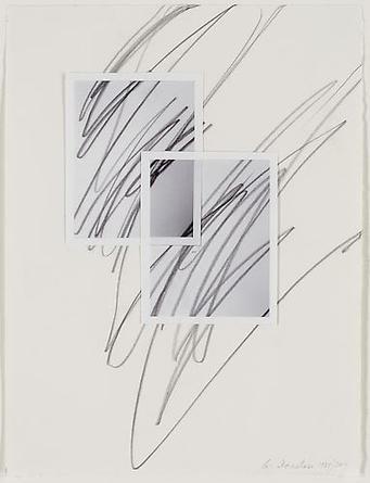 Unsighted Drawing w. Double Photographic Superimposition
1964/2010
Graphite & digital photographs on paper
11 1/4 x 8 1/2 inches
19 1/4 x 16 1/2 inches (framed)