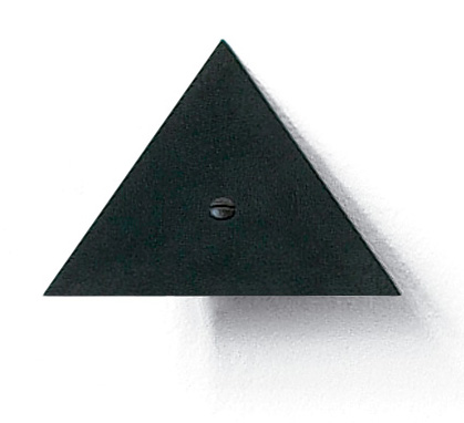 RICHARD TUTTLE
Onoma
2000
Wall object: cast bronze, brass screw, in wooden box with template, with signed & numbered certificate 
Bronze: 3 ¾ x 4 ¼ x 2 ¼ inches
Edition of 15