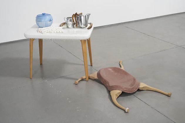 The Ice Storm
2003
Wood, aluminum, silicone rubber, resin
Dimensions variable