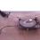 Disc Plate, 2005
Record player parts, mechanical parts, transformer, motion sensor, sock
6 1/2 x 19 x 44 inches
