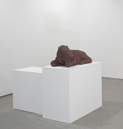 CARL D'ALVIA	
Calf, 2004
Painted resin
2004
17 x 33 x 15 inches
Edition of 2