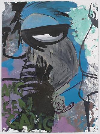 Everlasting Gaze
2008
Acrylic & mixed media on paper
47 x 35 in