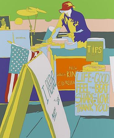 Lisa Ruyter 
Five Seconds To Spare, 2009
Acrylic on canvas
71 x 59 inches