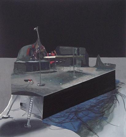 DEXTER DALWOOD	
Altamont, 2007
Oil on canvas
39 x 36 ½ inches
Unique