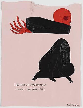 End of My Journey
2009
Gouache & graphite on paper
14 3/4 x 11 inches