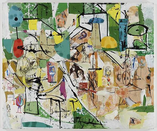 George Condo
Green on Green Collage Painting, 2000
Oil on canvas
50 x 60 inches