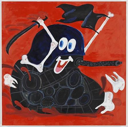 Too Amped to Stop
2010
Oil on canvas
36 1/4 x 36 1/4 x 1 1/2 inches