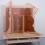 Still Life - Copper Warrior in Velvety Surround, 2005
Wood, glass, crystal, sand, copper, brass, cement fondue, polyester lacquer, nylon
86 1/2 x 68 1/2 x 49 1/2 inches