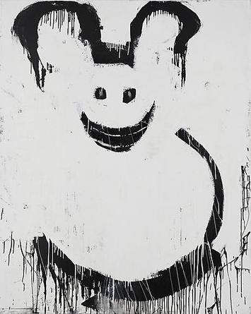 JOYCE PENSATO
Abominable Snow Mickey
1995
Enamel on linen
90 x 72 in