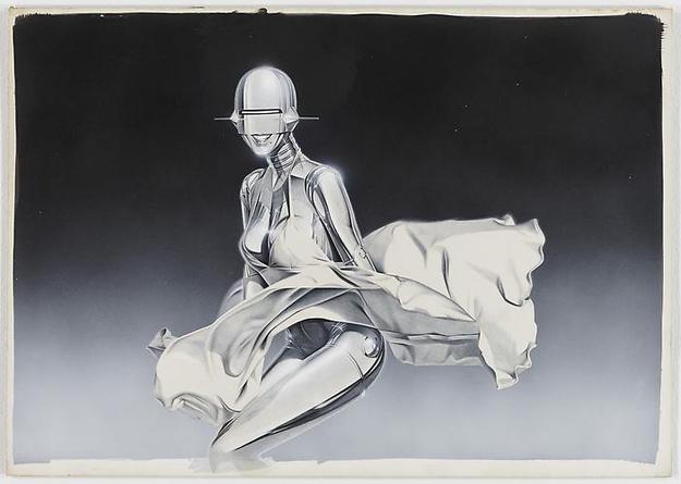 HAJIME SORAYAMA
Untitled
n.d.
Acrylic on board
14 ¼ x 20 ¼ inches