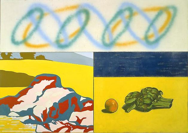 David Salle
Artichokes and Orange, 2000
Acrylic & oil on canvas & linen
48 x 68 inches
Image courtesy of Gagosian Gallery