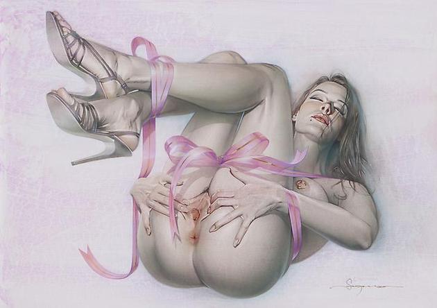 HAJIME SORAYAMA
Untitled
2001
Acrylic on board
20 ¼ x 28 5/8 inches