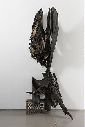 ROBERT MALLARY
Leaning Tuxedo Piece
1962
Fabric, resin, steel
110 x 46 x 30 in