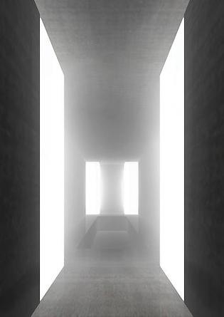 Light Works Museum, 2005-2009
3 renderings mounted to glass
1 drawing mounted to glass, 1 DVD
39 ¼ x 27 ½ inches each
Edition of 3