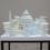 Bric-a-brac for Artists, 2005
Earthenware, silicone rubber, MDF, metal
42 x 24 x 24 inches