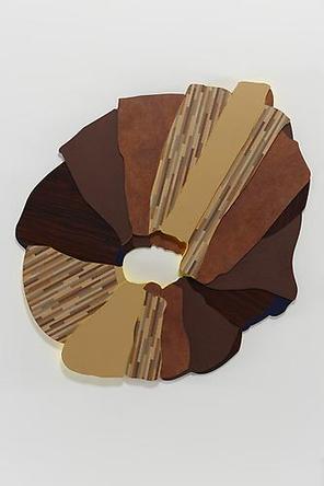 Wheel
2010
Trupan Ultralight, Plastic laminate (Abet & Formica), Flashe paint
47 x 47 x 1 1/2 inches