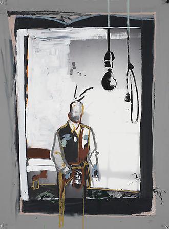 Somnambulist In Situ
2006
Acrylic, crayon, and digital print on paper
31 ¾ x 23 ¾ in