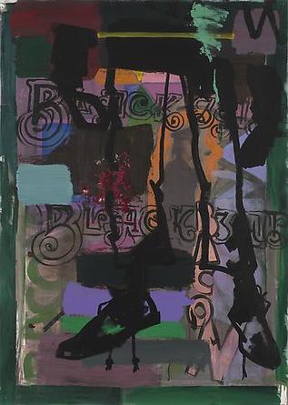Black Abx Sabbath
2008 
Acrylic and mixed media on paper
63 x 44 ½ in
