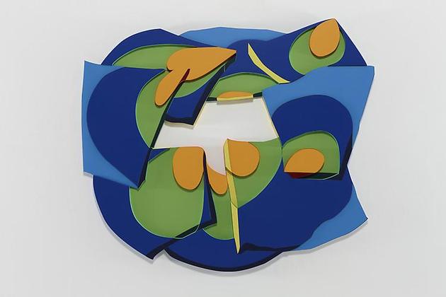 Dance
2010
Trupan Ultralight, Plastic laminate (Abet & Formica), Flashe paint
45 x 51 x 3/4 inches
