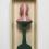 Head Cake With Lost Marbles
2008
Wood, lacquer, silicone rubber, metal, acrylic paint, ink
29 1/2 x 13 x 8 3/4 in