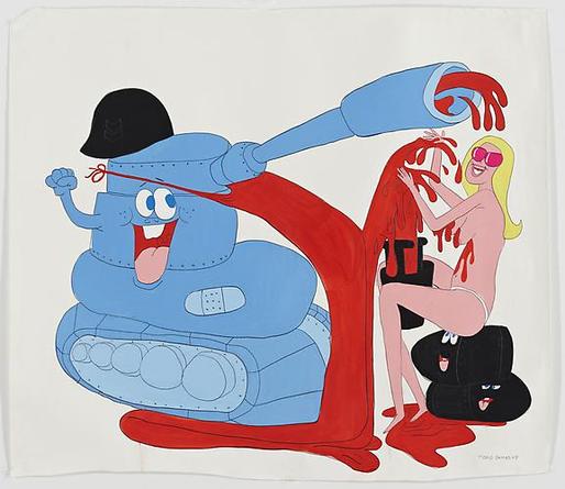 Bloody Cape
2008
Gouache & graphite on paper
51 1/2 x 59 3/4 inches