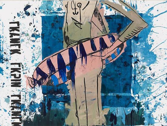 Buoy Boy
2008
Acrylic and mixed media on paper
34 ¾ x 47 in