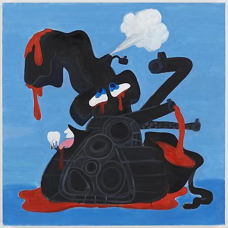 Too Pooped to Pop
2010
Oil on canvas
36 1/4 x 36 1/4 x 1 1/2 inches