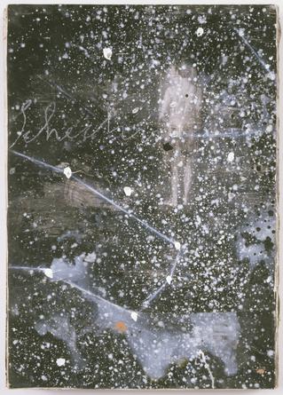 ANSELM KIEFER 
Sefer Hechaloth, 2005
Artist's book: photographs on paper on cardboard 
3 x 16 ½ x 23 ⅝ inches, closed