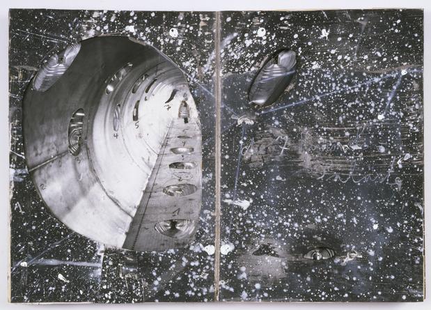 ANSELM KIEFER 
Sefer Hechaloth, 2005
Artist's book: photographs on paper on cardboard 
3 x 16 ½ x 23 ⅝ inches, closed