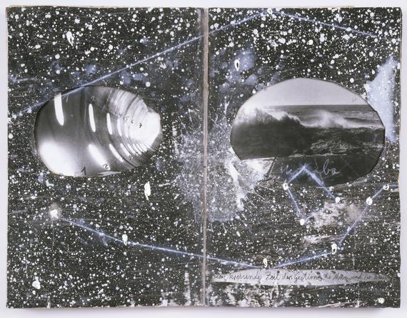 ANSELM KIEFER 
Sefer Hechaloth, 2005
Artist's book: photographs on paper on cardboard 
3 x 16 ½ x 23 ⅝ inches, closed