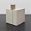 DOVE BRADSHAW
Notation VII, 2000/2008
Limestone, bronze & ammonium chloride copper sulfate
16 1/4 x 12 x 12 inches