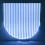 DANIEL BUREN
Optical Fiber, White and Blue Half Circle, Situated Work, 2012 
Fiberoptic fabric, electrical hardware
99 1/3 x 99 1/3 x 6 inches
