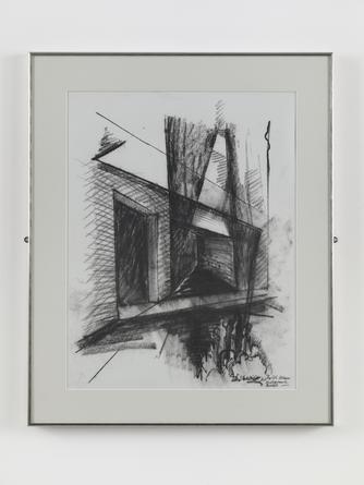 DANIEL LIBESKIND
JMB Drawing #2, n.d. (Jewish Museum, Berlin)
Charcoal on paper
24 1/2 x 19 inches
