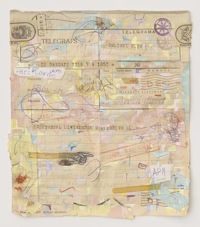DOUGLAS NAVARRA
Untitled, 2012
Gouache, pencil, ink & mixed media on found paper
9 x 8 inches
SGI2689