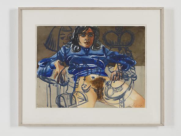 radio amnesia pt 2: a survey of works on paper 1997-2013
David Salle
Untitled WPO #100, 1989
Watercolor on paper
18 x 24 inches
GLG2438