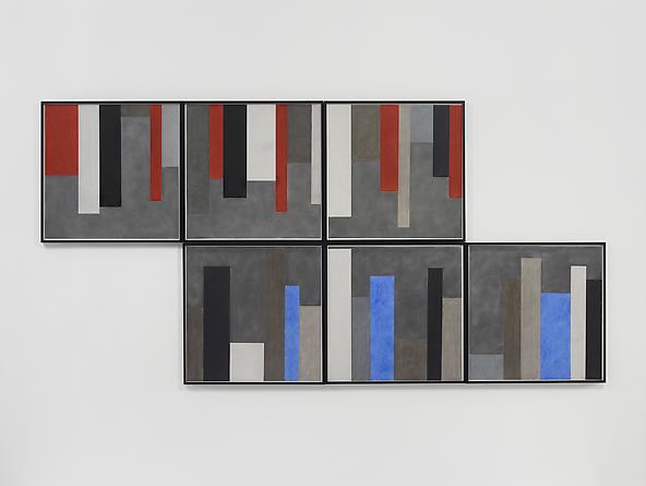 Drawing #4 (Japan), 2012
Pastel and graphite on paper in 6 parts, in artist's frames
48 1/2 x 97 inches
GLG2285