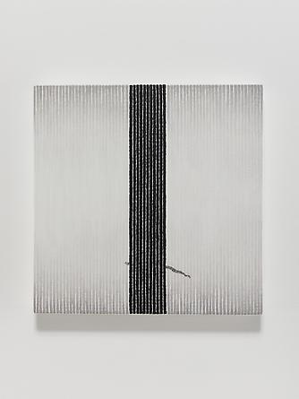 Elena del Rivero
Love Song #25, 2012
Oil, ink & thread on linen
14 x 14 inches
