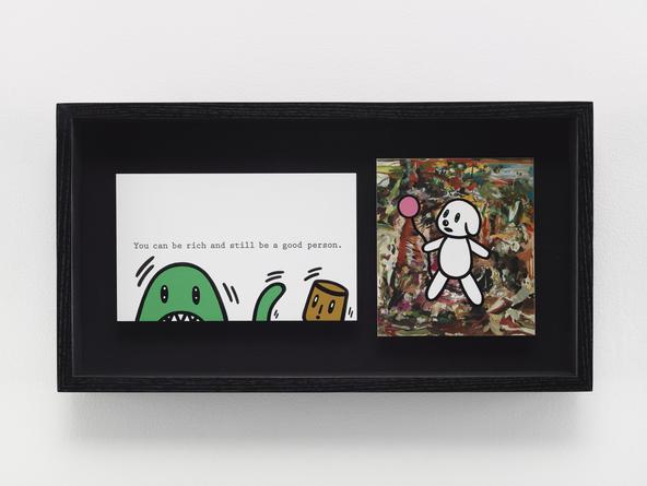 Jealousy Over Cool Invitations, 2016
Mixed media on announcement cards, framed
10 1/2 x 19 3/4 inches
SGI3243