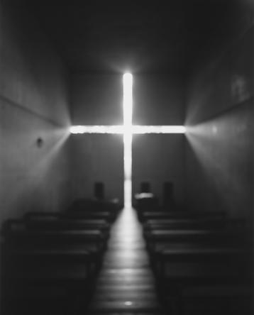 HIROSHI SUGIMOTO
Church of Light, 1997
Black & white photograph 
24 x 20 inches