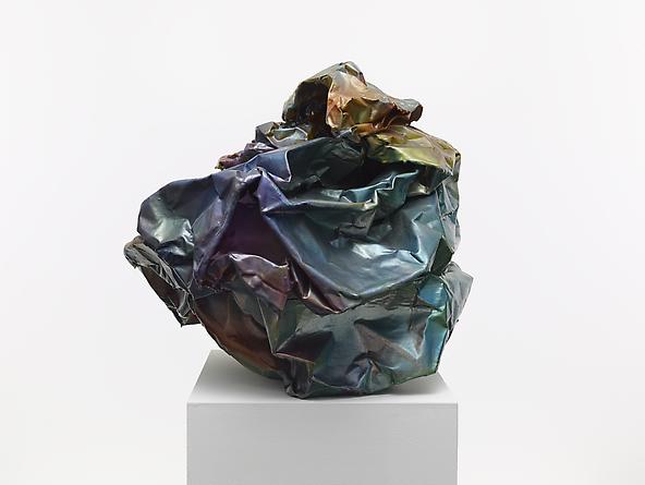 JOHN CHAMBERLAIN
Asarabaca, 1973
Industrial weight aluminum foil with acrylic lacquer & polyester resin
22 x 25 1/2 x 27 inches
SGI2683