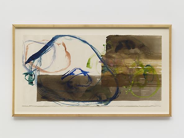 JOHN CAGE
New River Watercolors (Series I, #5), 1988
Watercolor on paper
18 x 36 inches