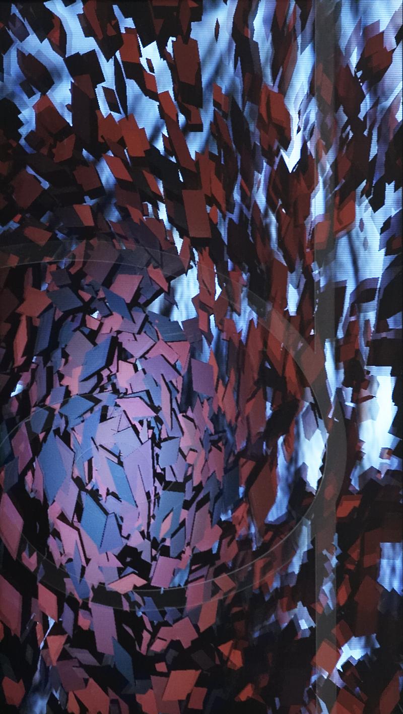 Spiral, 2007
Custom software, LCD screen, Formica, acrylic plastic, gouache on paper, lacquered wood
44 ½ x 72 x 6 inches
SGI620