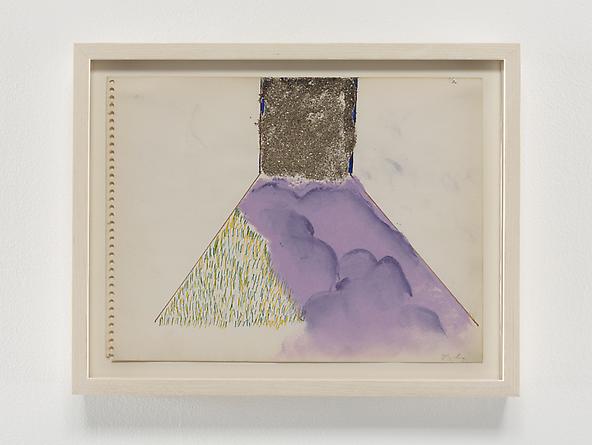 Sculpture in Landscape, 1968
Pastel, ink & glitter on paper
9 x 12 inches
GLG2354