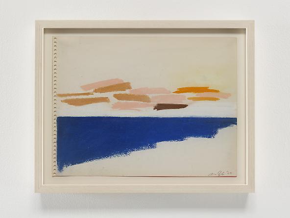 Blue/Triangle/Landscape, 1968
Pastel on paper
9 x 12 inches
GLG2361